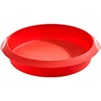 Los mejores  - Lékué Redondo 20 Rojo Molde repostería- Silicona- 20 cm